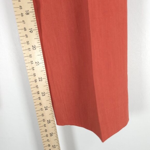 NWT THEORY LINEN Blend TRECCA Slim Crop PULL ON Pants St.N043203R Size 2 - Picture 8 of 13